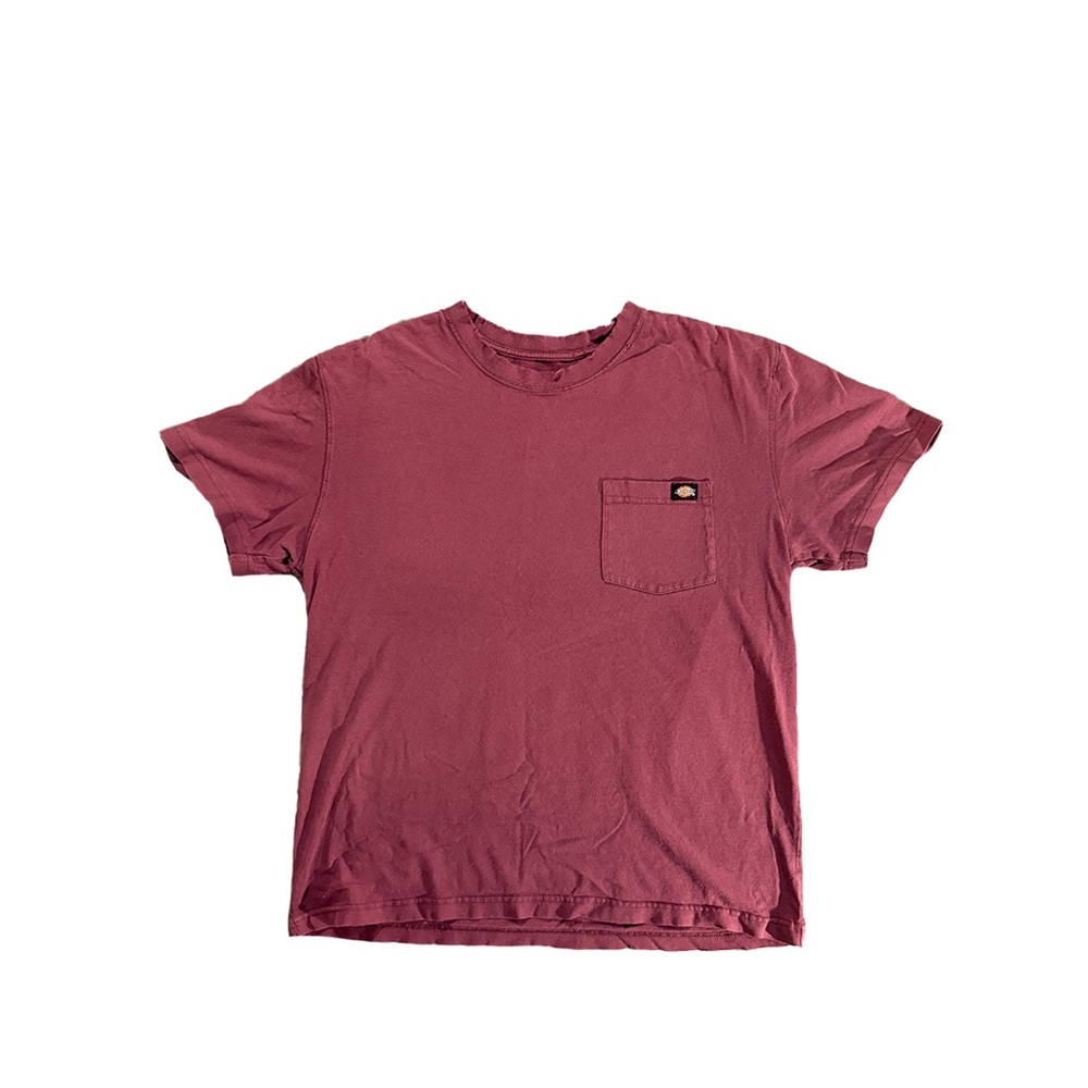 Dickies Men's Short Sleeve Tee - Maroon